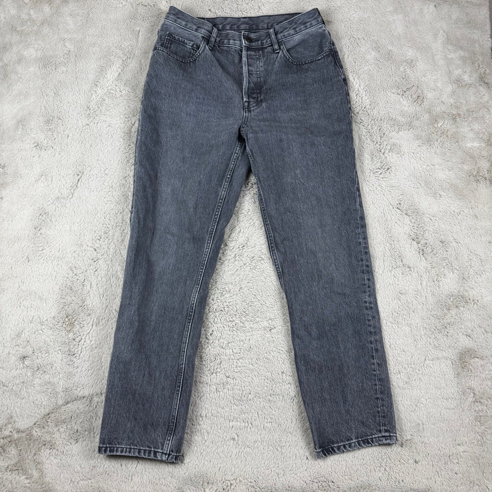 Everlane‎ 90s Cheeky Jean High Rise Straight Leg Denim Gray Wash Size 26